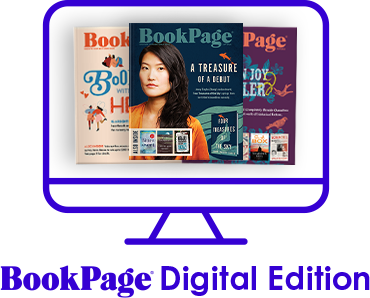 Bookpage Digital Edition displayed on an illustration of a computer monitor